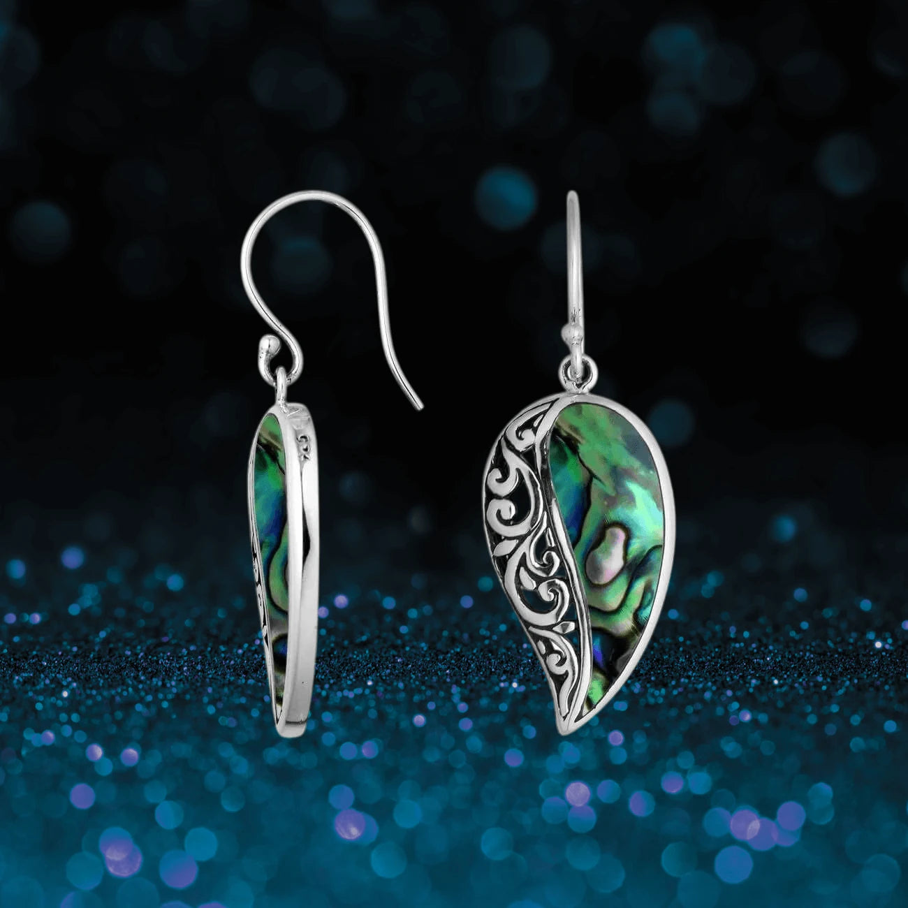 Daniel Steiger Taro Abalone Earrings