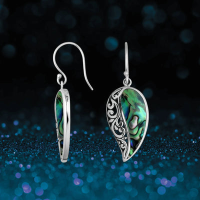 Daniel Steiger Taro Abalone Earrings
