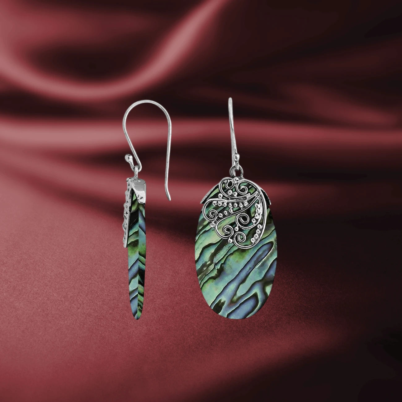 Daniel Steiger Akara Abalone Earrings