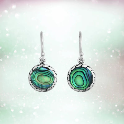 Daniel Steiger Tabar Abalone Earrings