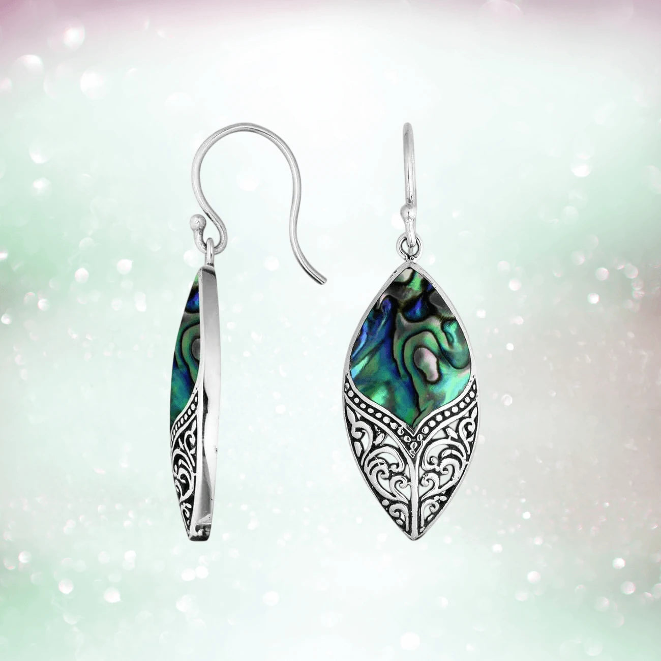 Daniel Steiger Cebu Abalone Earrings