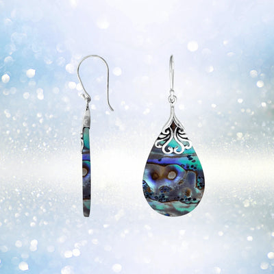 Daniel Steiger Angel Abalone Earrings