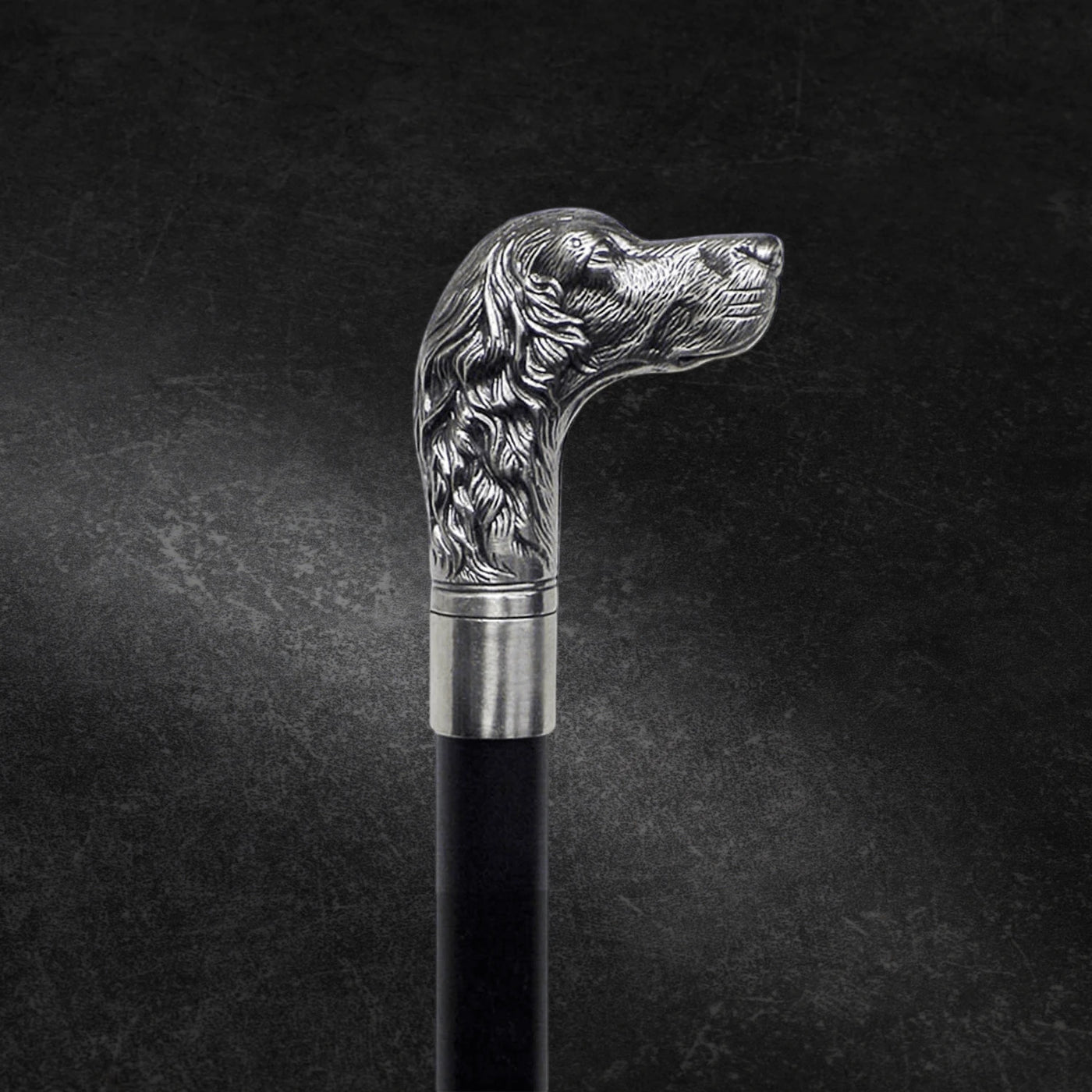 Daniel Steiger Distinguished Explorer Dog Head Walking Cane