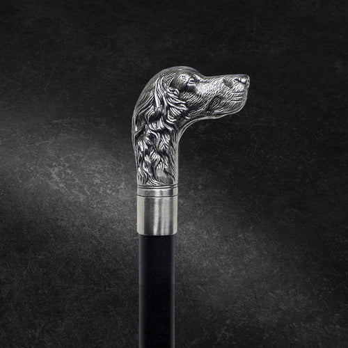 Daniel Steiger Distinguished Explorer Dog Head Walking Cane