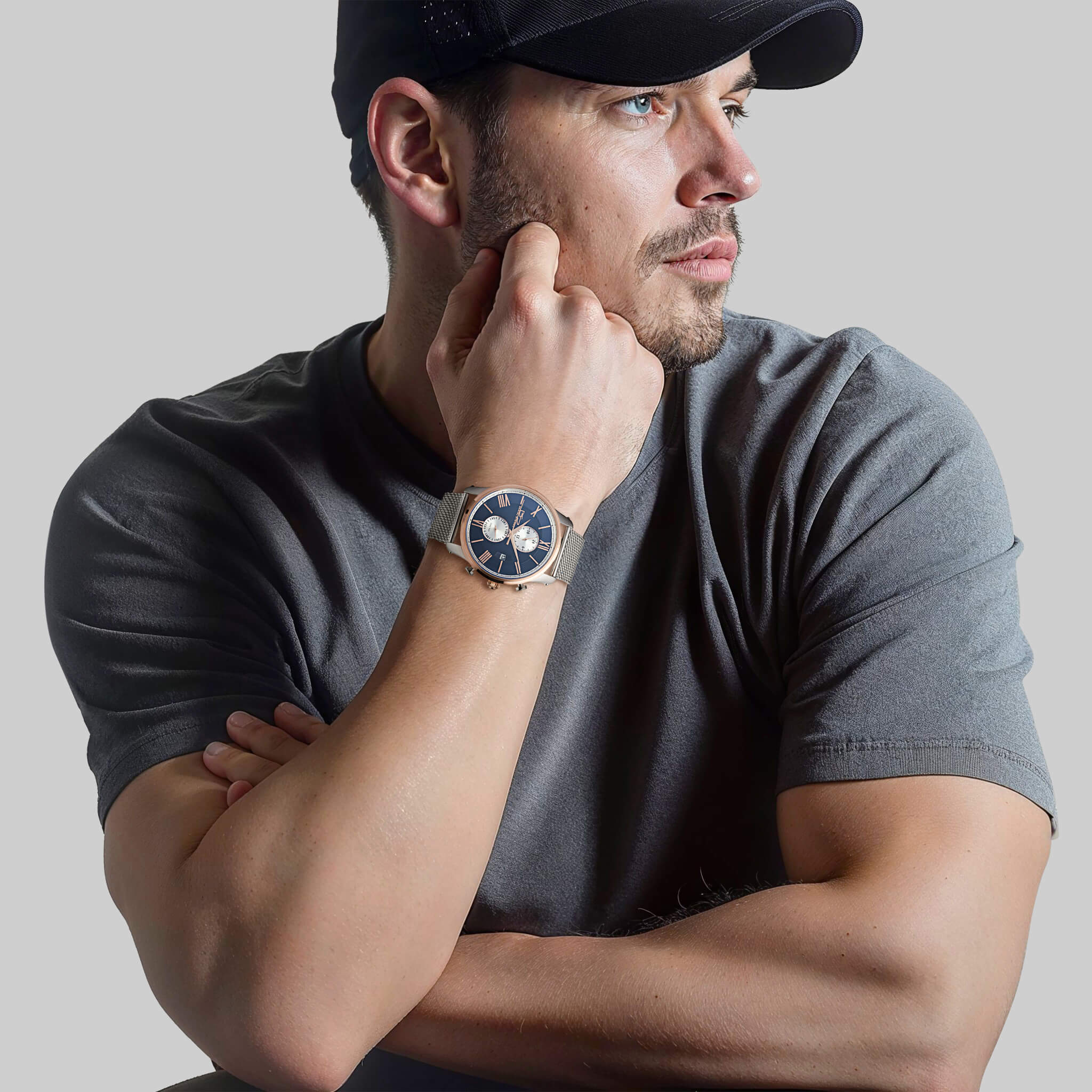 Daniel Steiger Equinox Rose Gold Watch