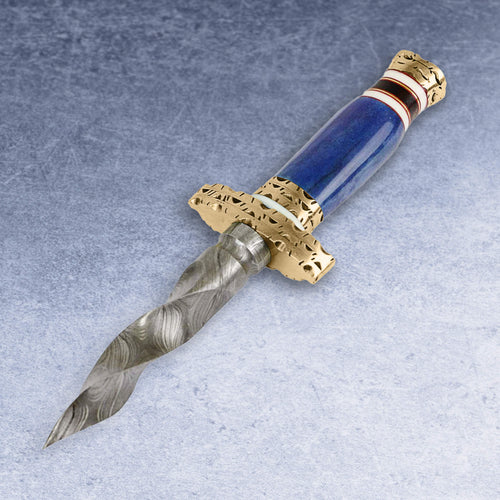 Daniel Steiger Damascus Trinity Knife