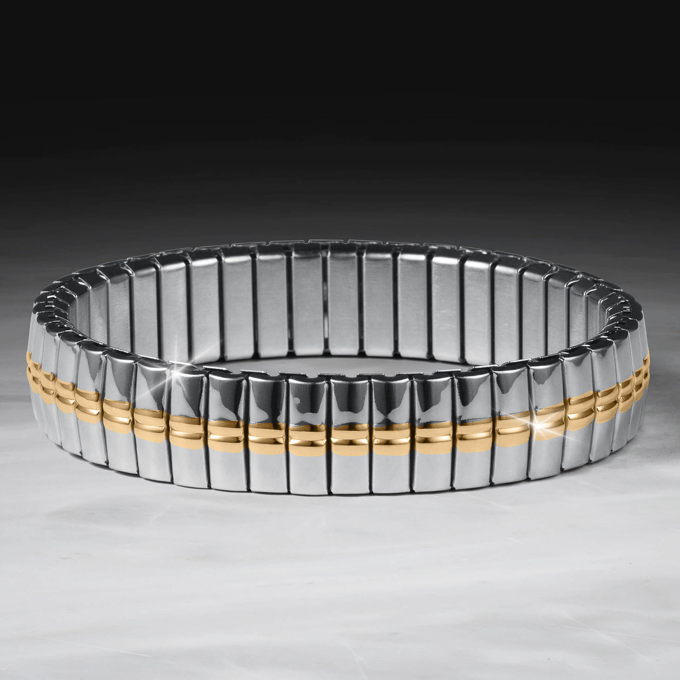 Daniel Steiger Flex Steel Two-Tone Bracelet