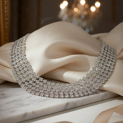 Black Friday Spotlight Deal - Ice Extravaganza Rhodium Necklace