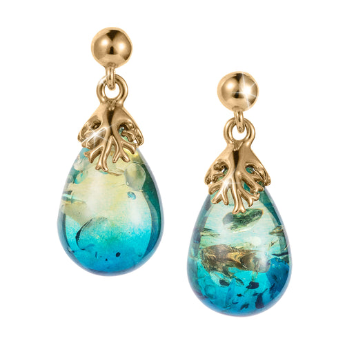 Daniel Steiger Azure Amber Earrings
