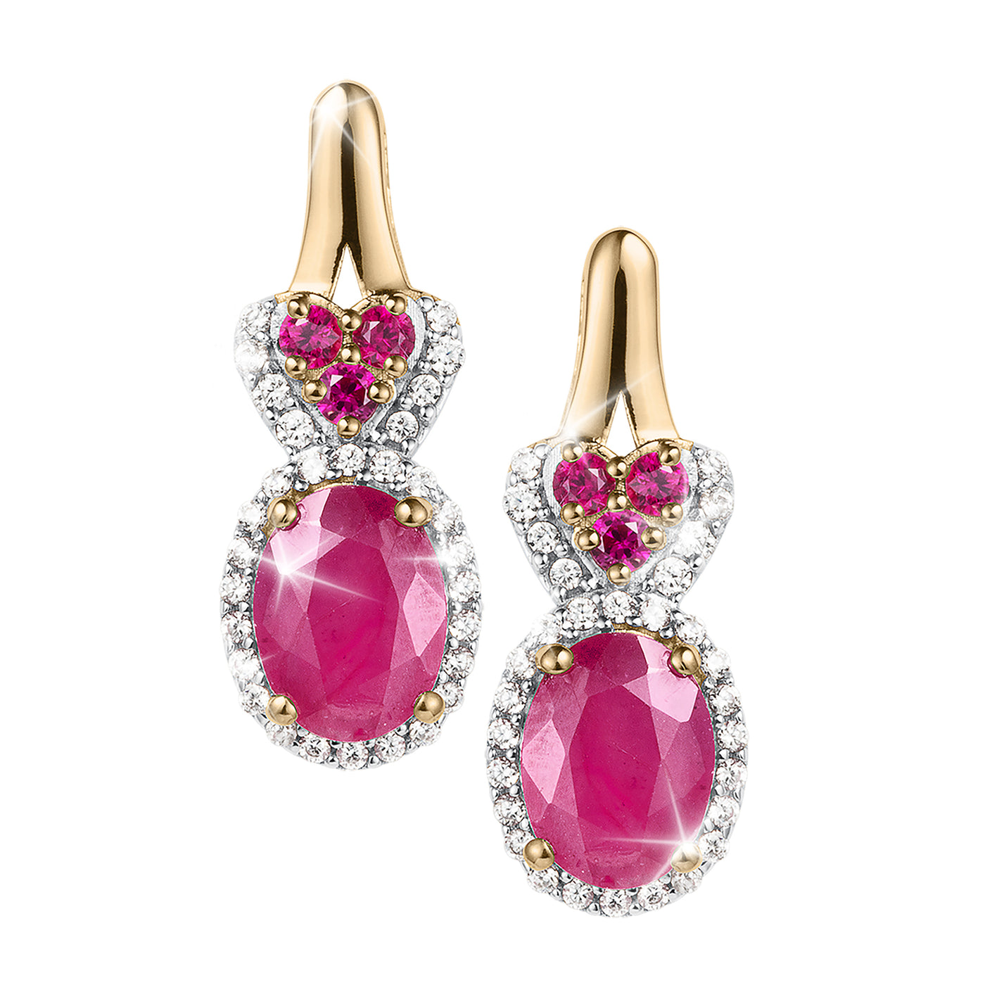 Daniel Steiger Ruby Romance Earrings