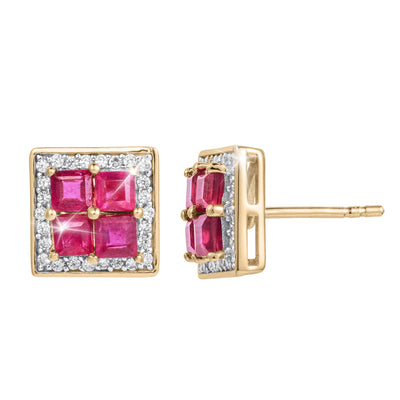 Rouge Lumiere Ruby Earrings