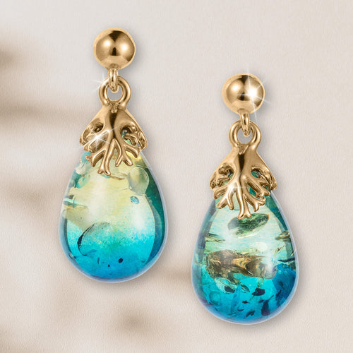Daniel Steiger Azure Amber Earrings