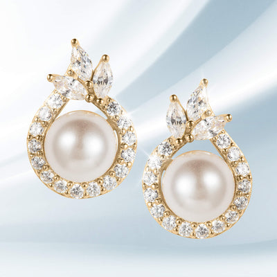 Daniel Steiger Ocean’s Moonlight Pearl Earrings