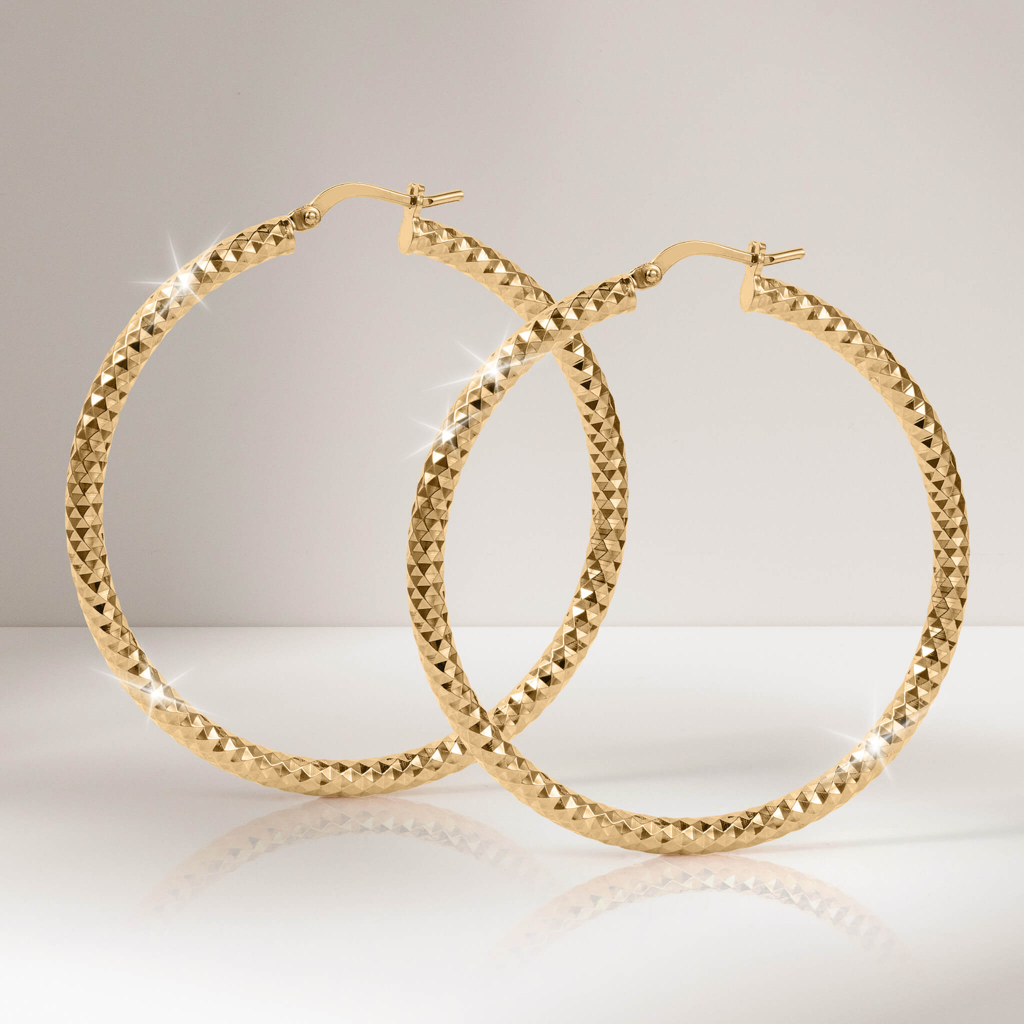 Daniel Steiger Arezzo Creole Large Hoop Earrings
