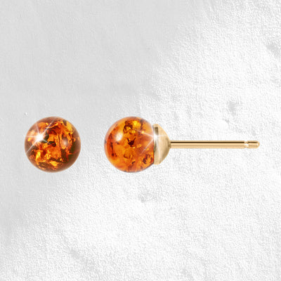 Daniel Steiger Baltic Amber Bead Earrings
