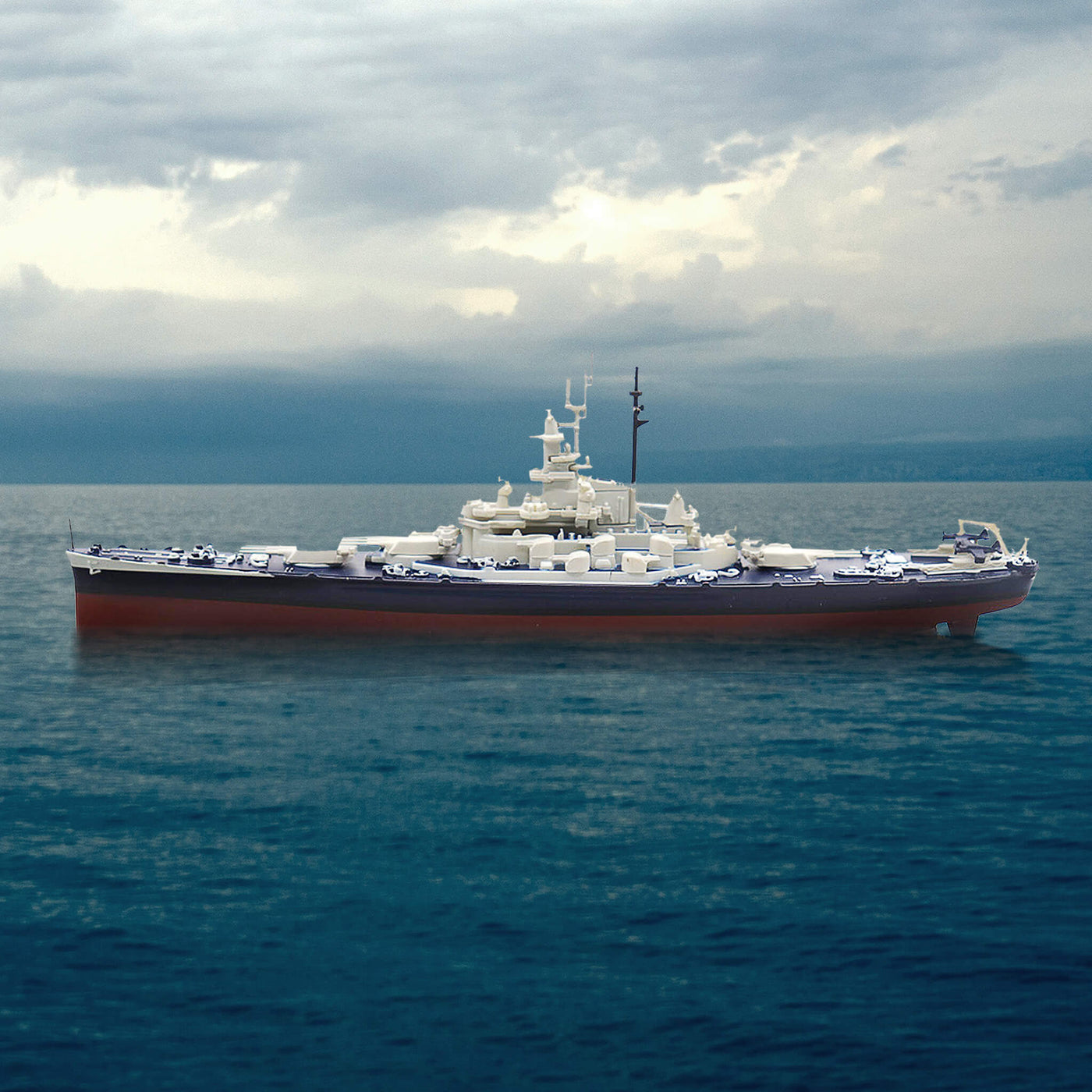 Daniel Steiger USS Massachusetts BB-59 Scale Model