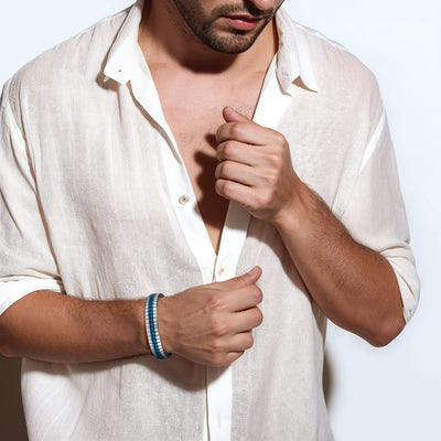 Daniel Steiger Flex Steel Blue Bracelet