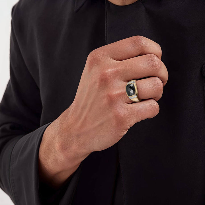 Daniel Steiger Shadowstar Onyx Men’s Ring