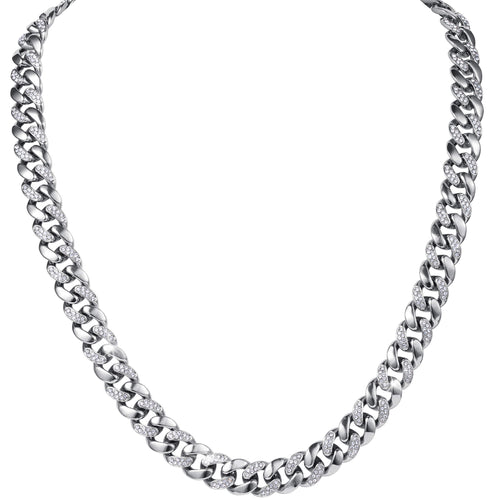 Daniel Steiger Carter Link Steel Necklace
