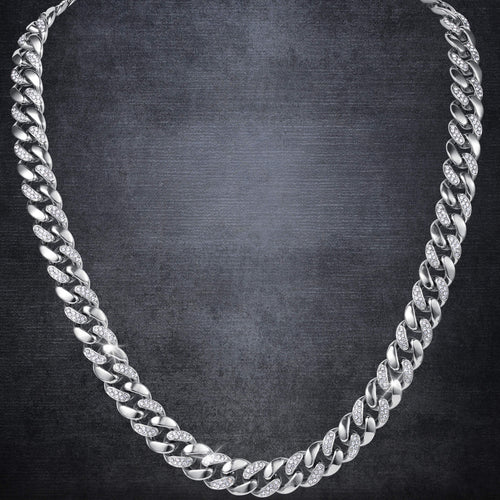 Daniel Steiger Carter Link Steel Necklace