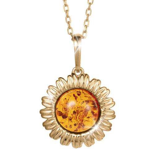 Daniel Steiger Amber Sunburst Pendant