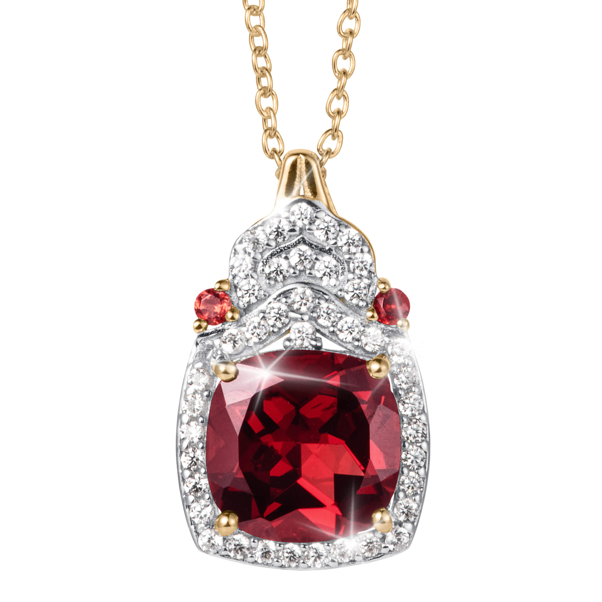 Daniel Steiger Gemma Garnet Pendant