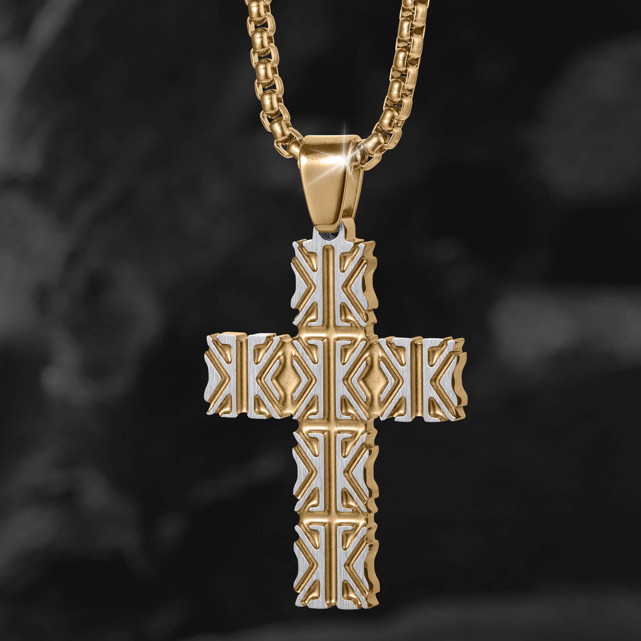 Daniel Steiger Fortress Faith Cross Pendant