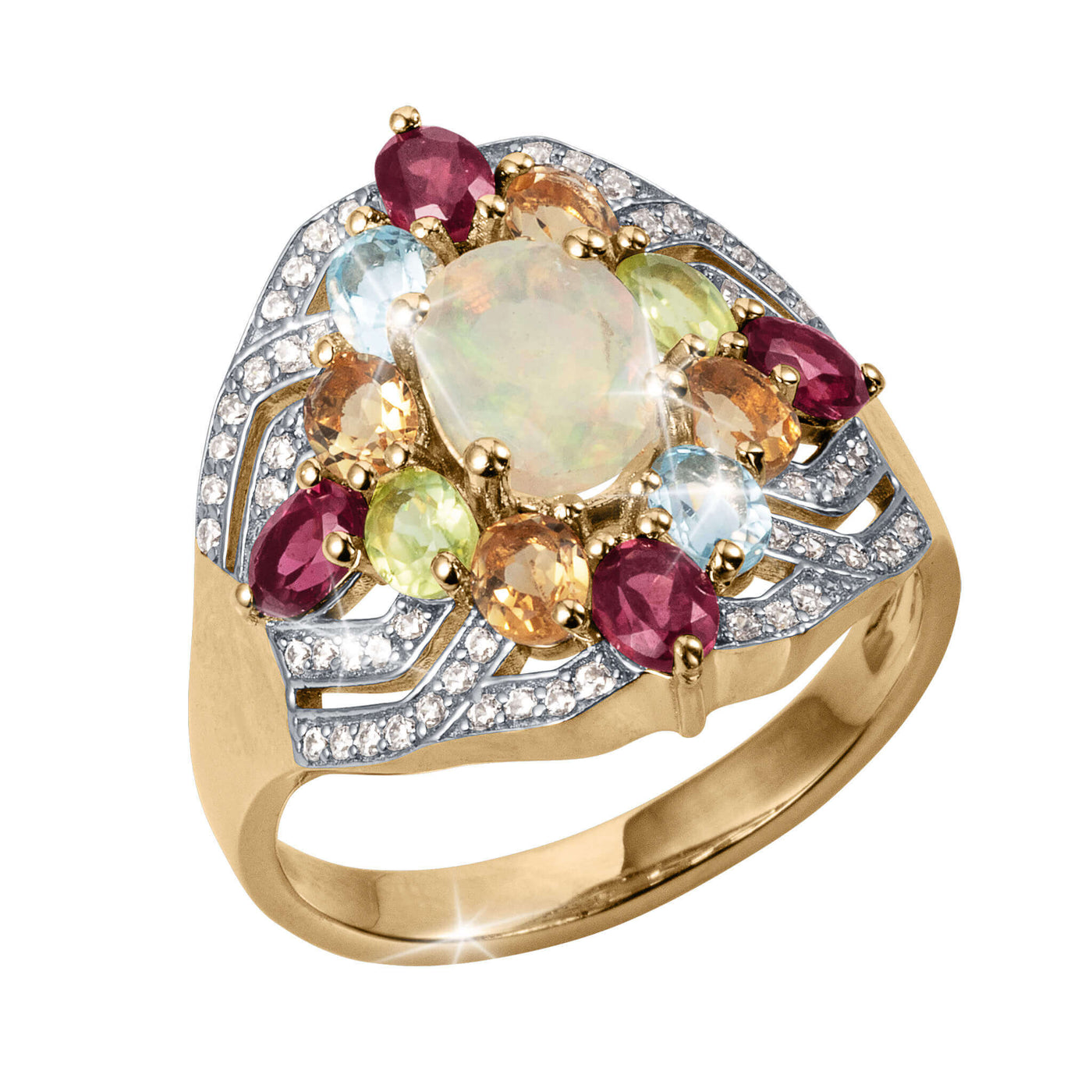 Daniel Steiger Opal Spectrum Ring