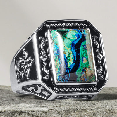 Daniel Steiger Azure Warrior Men's Ring