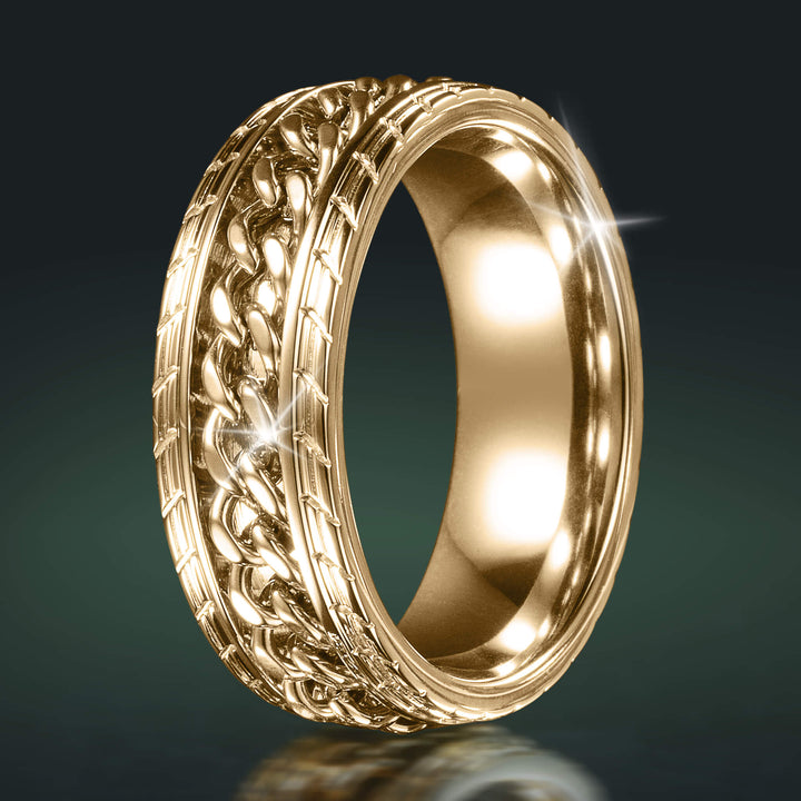 Daniel Steiger Timeless Curb Men's Ring