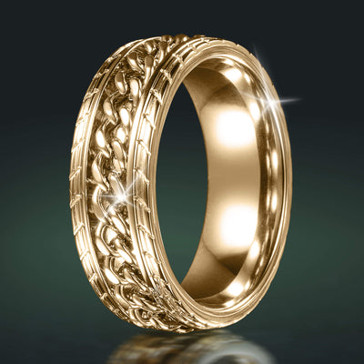 Daniel Steiger Timeless Curb Men's Ring