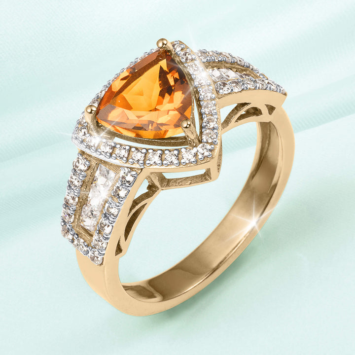Sunfire Citrine Ring