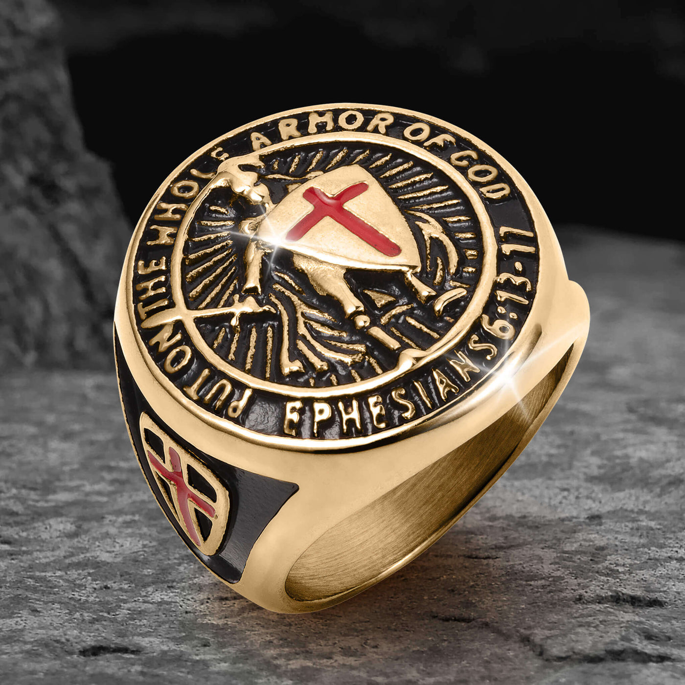 Daniel Steiger Armor Of God Men's Ring
