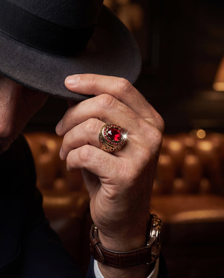 Royal Inferno Men's Ring