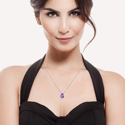 Daniel Steiger Prism Of Elegance Amethyst Pendant