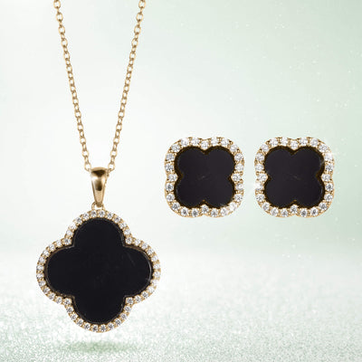 Daniel Steiger Fortuna Clover Onyx Collection