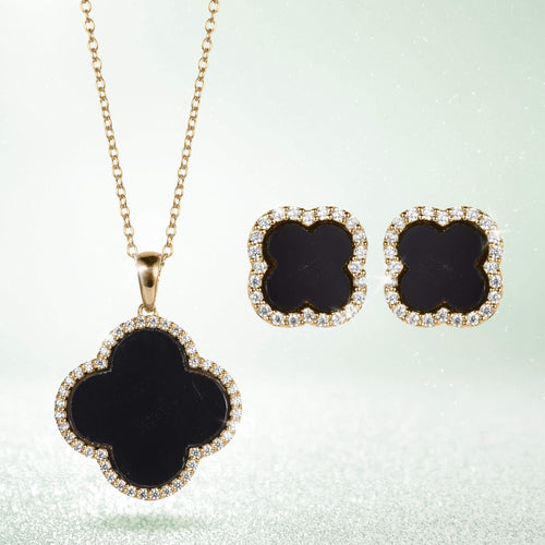 Daniel Steiger Fortuna Clover Onyx Collection