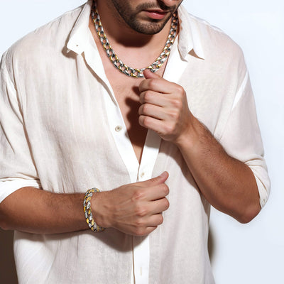 Daniel Steiger Curb Vine Men's Necklace