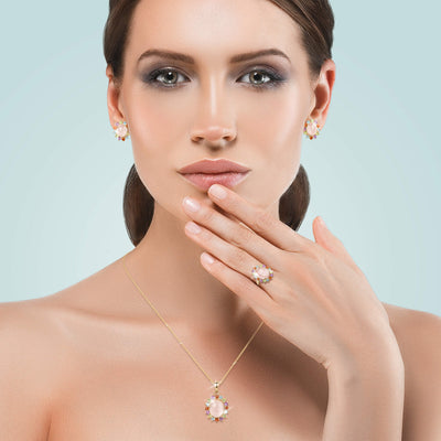 Daniel Steiger Rainbow Blushes Earrings