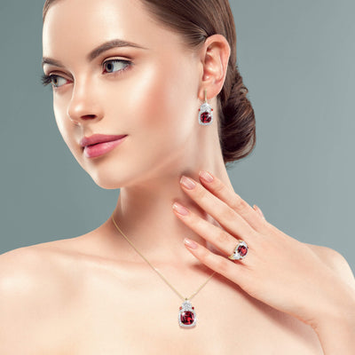 Daniel Steiger Gemma Garnet Pendant