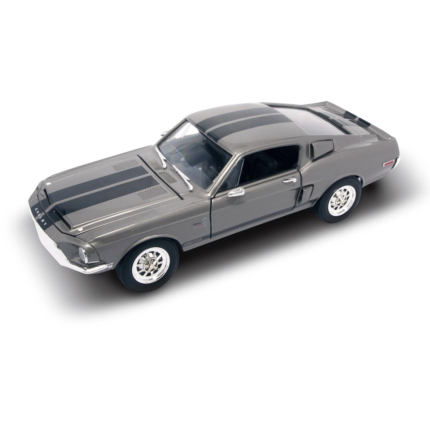 Model of a classic car on a white background