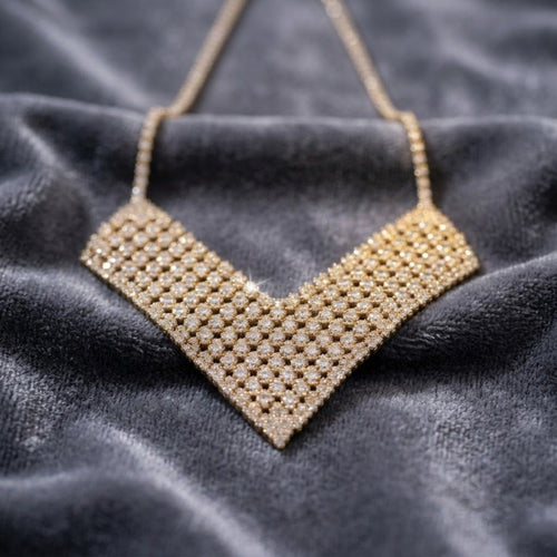 Glamorama Gold Statement Necklace