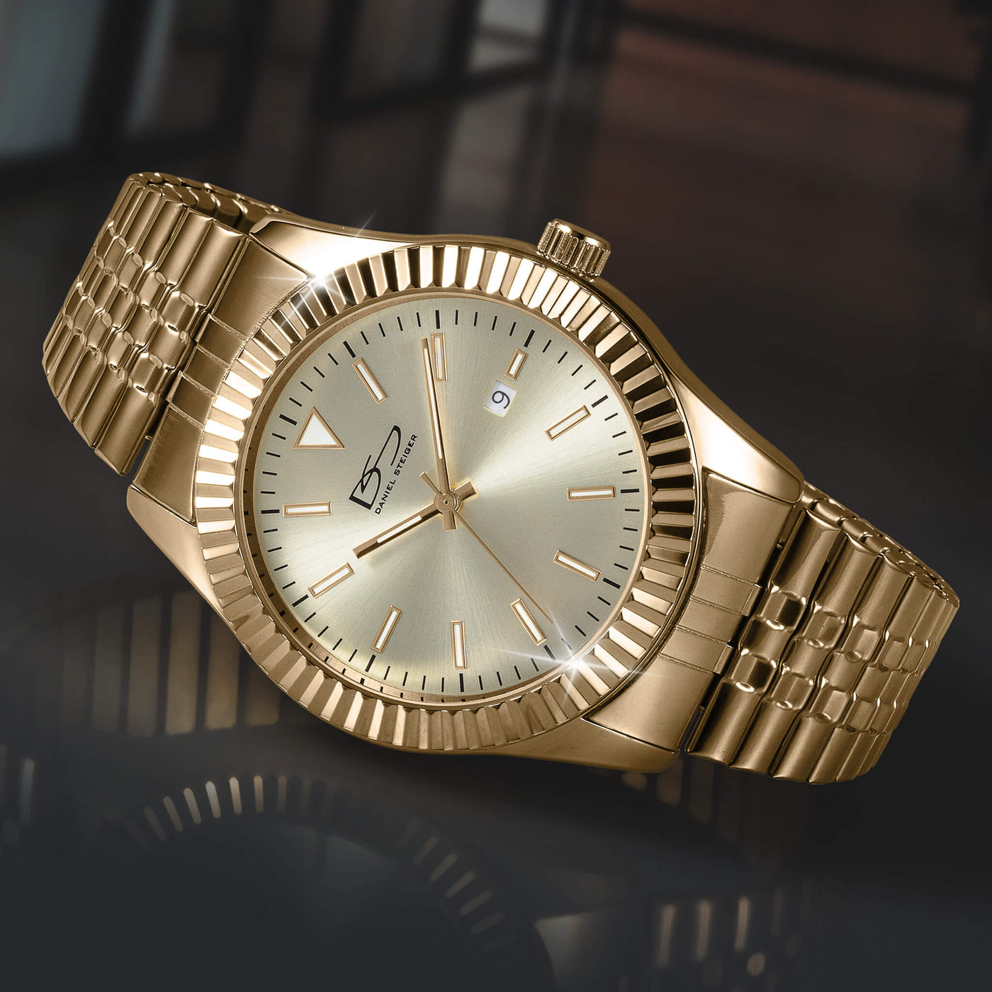 Daniel Steiger Statesman Expandable Gold Men’s Watch
