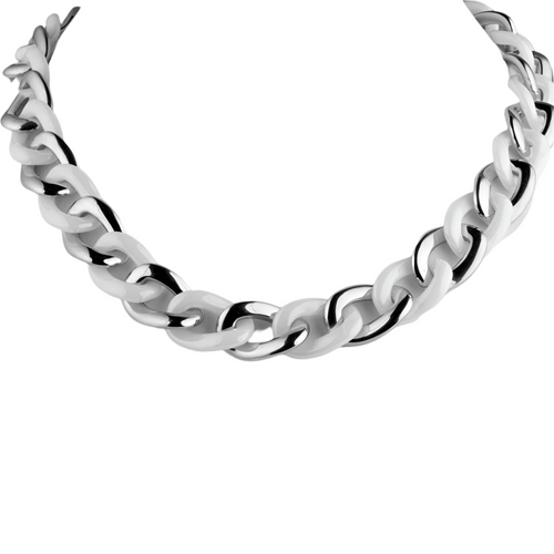 Daniel Steiger Ceramica White Necklace