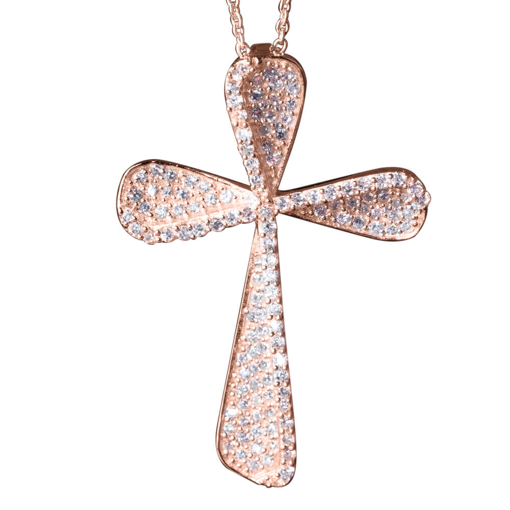 Daniel Steiger Mulino Ross Gold Cross Pendant