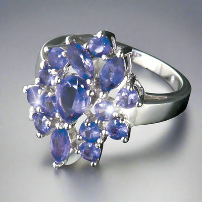 Daniel Steiger Amethyst Cluster Ring