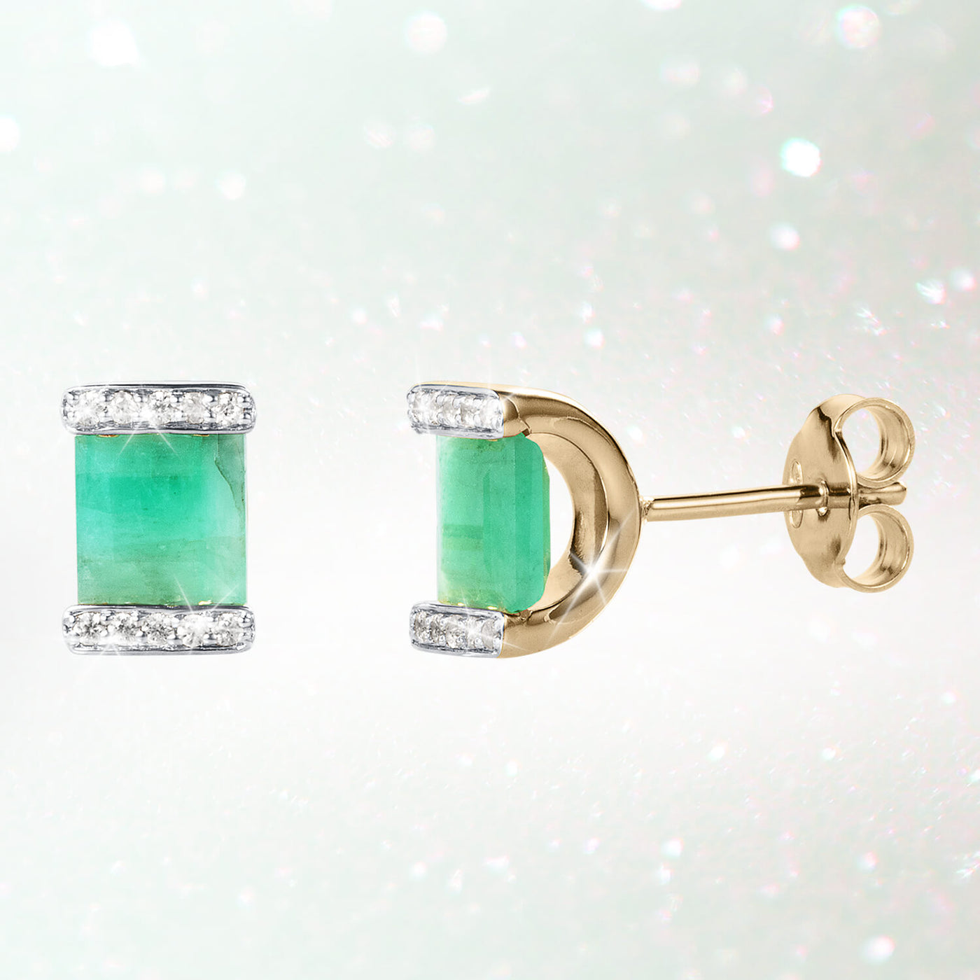 Daniel Steiger Emerald Paradise Earrings