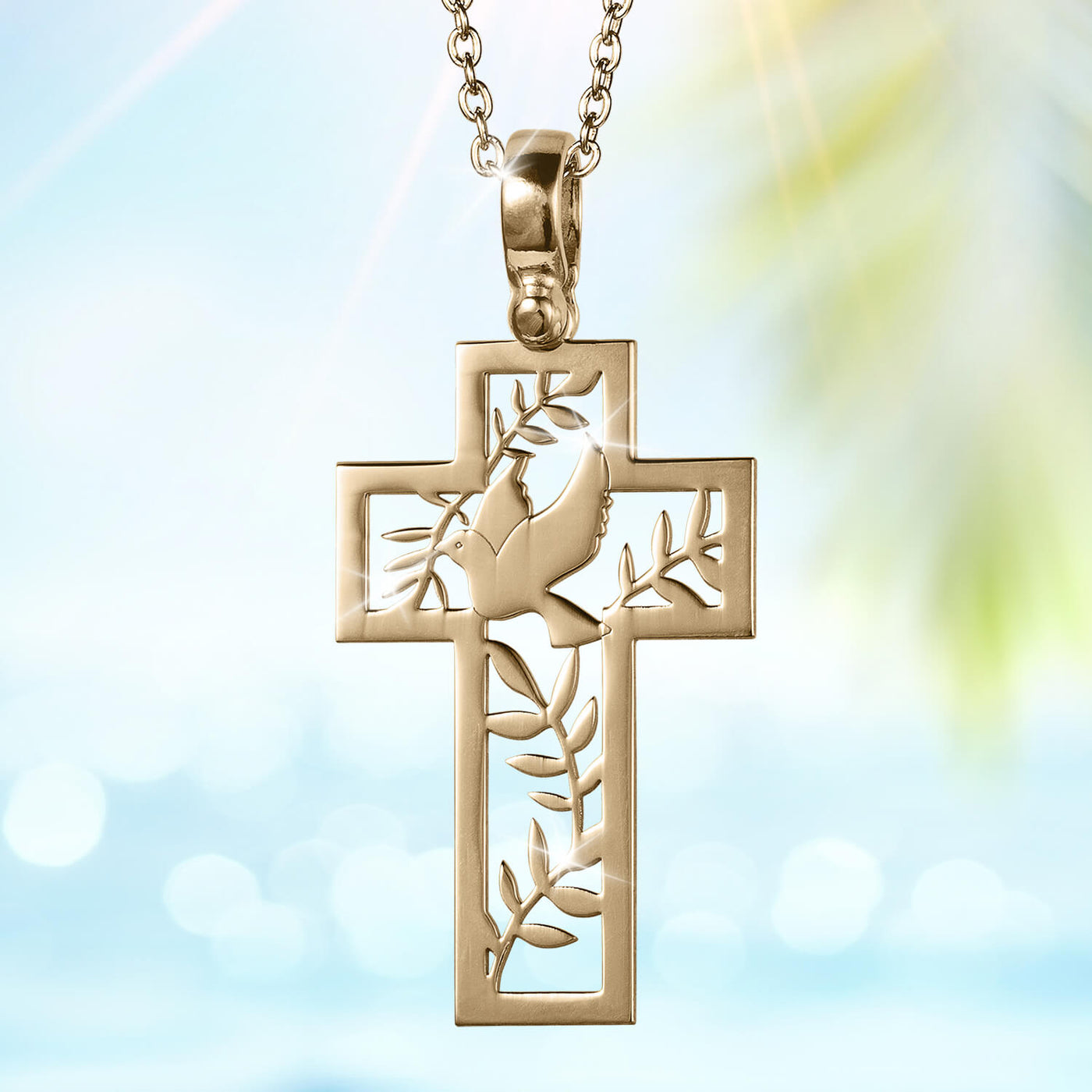 Daniel Steiger Peace Cross Pendant