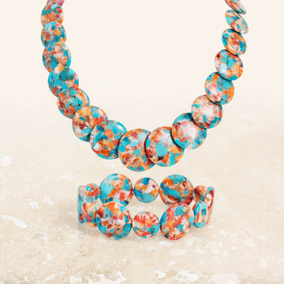 Daniel Steiger Ocean Splash Turquoise & Shell Bracelet