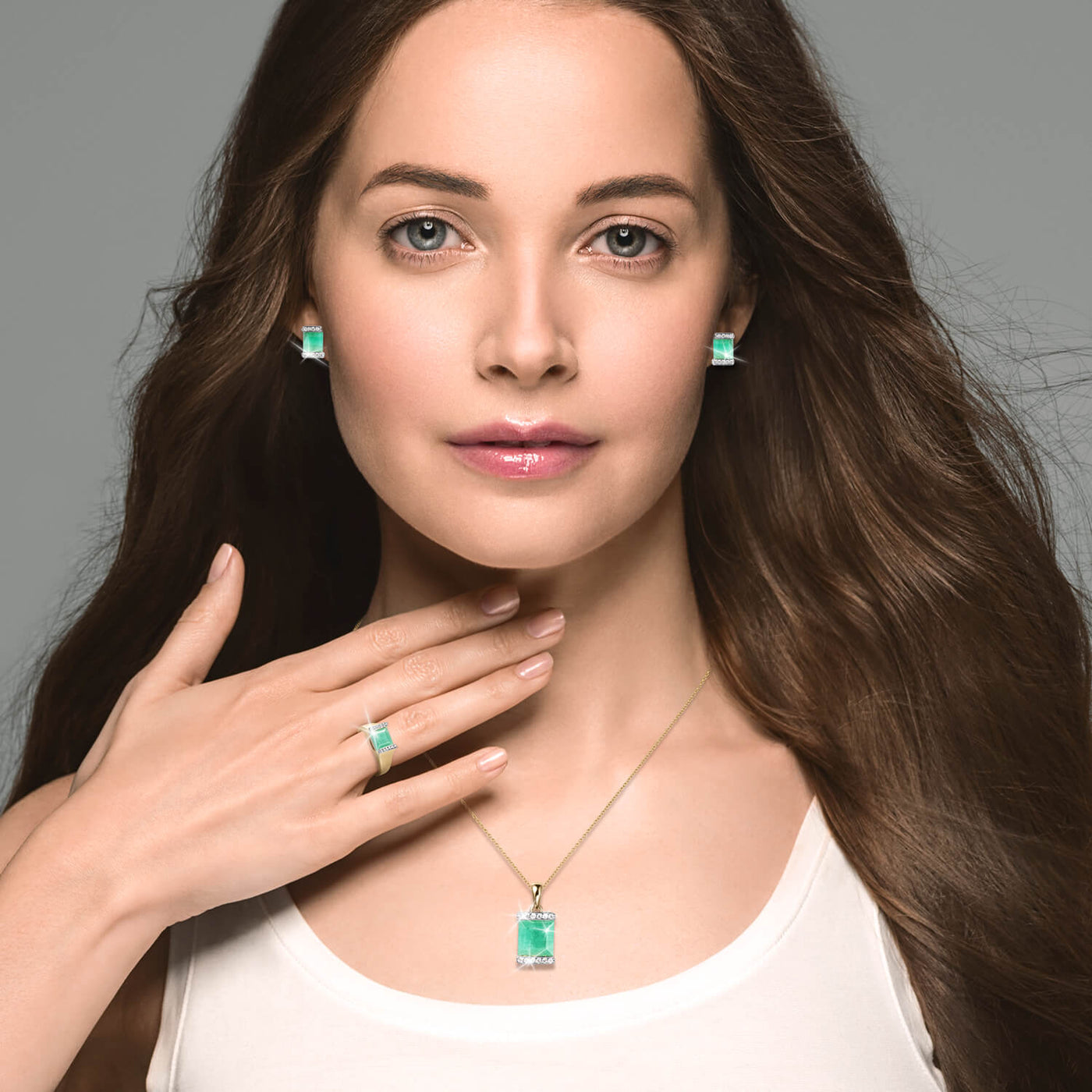 Daniel Steiger Emerald Paradise Earrings